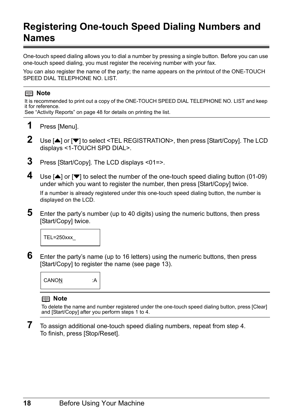 Canon FAX-JX210P User Manual | Page 19 / 86