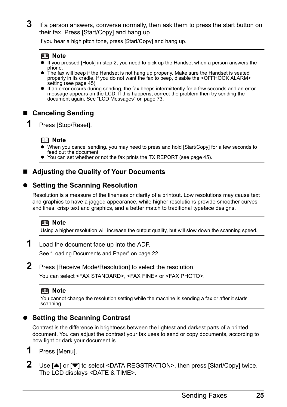 Canon FAX-JX210P User Manual | Page 26 / 86