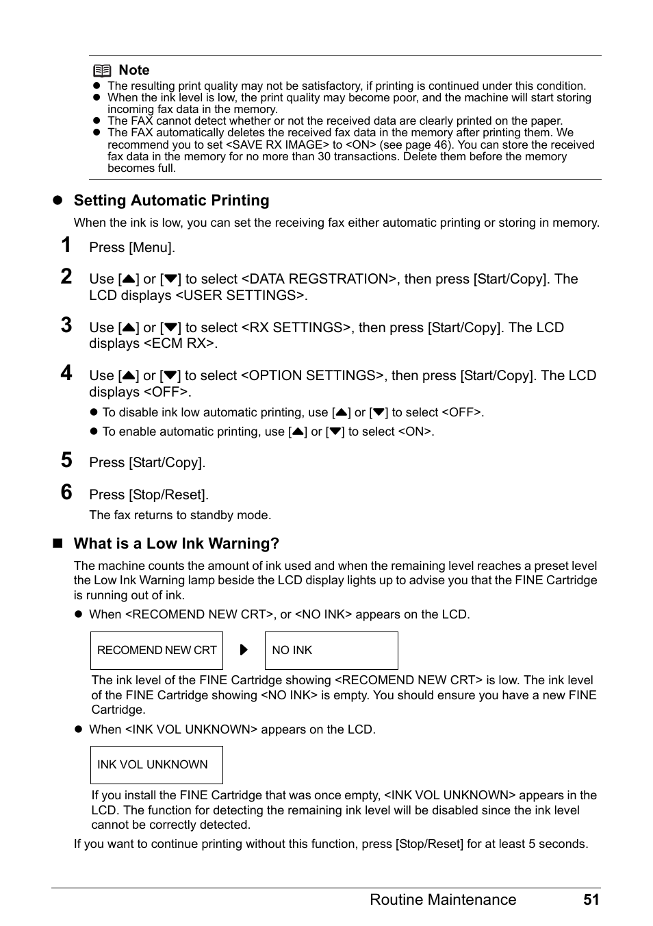 Canon FAX-JX210P User Manual | Page 52 / 86