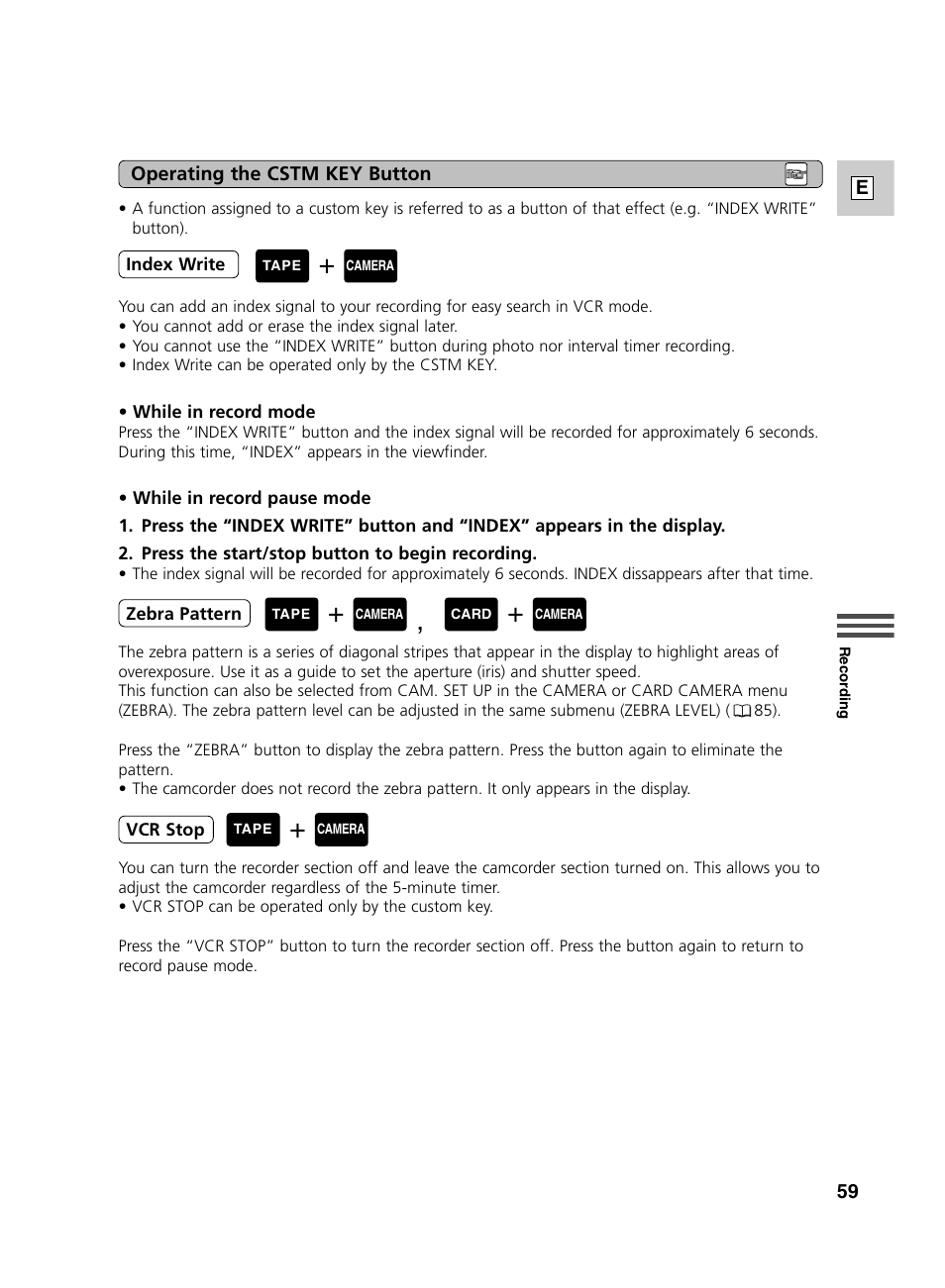 Canon GL2 User Manual | Page 59 / 163