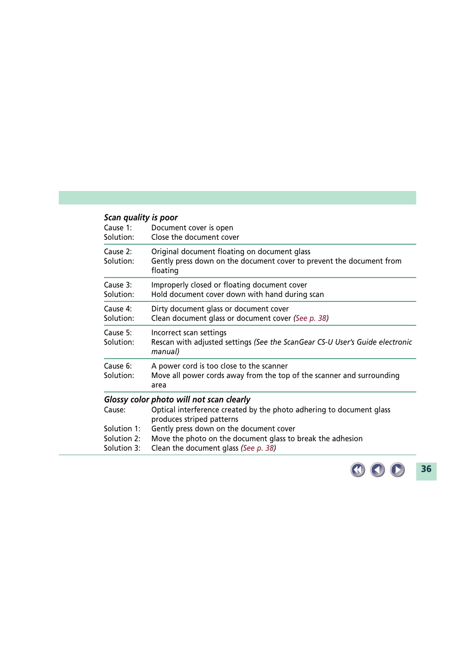 Canon CanoScan FB620U User Manual | Page 36 / 43