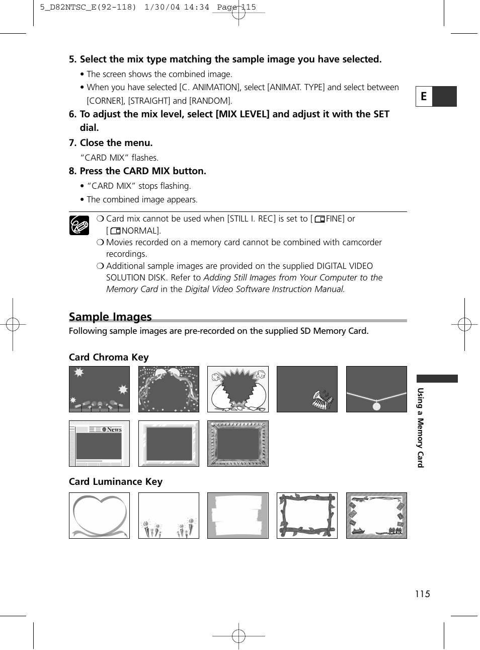 Sample images | Canon Elura 65 User Manual | Page 115 / 162