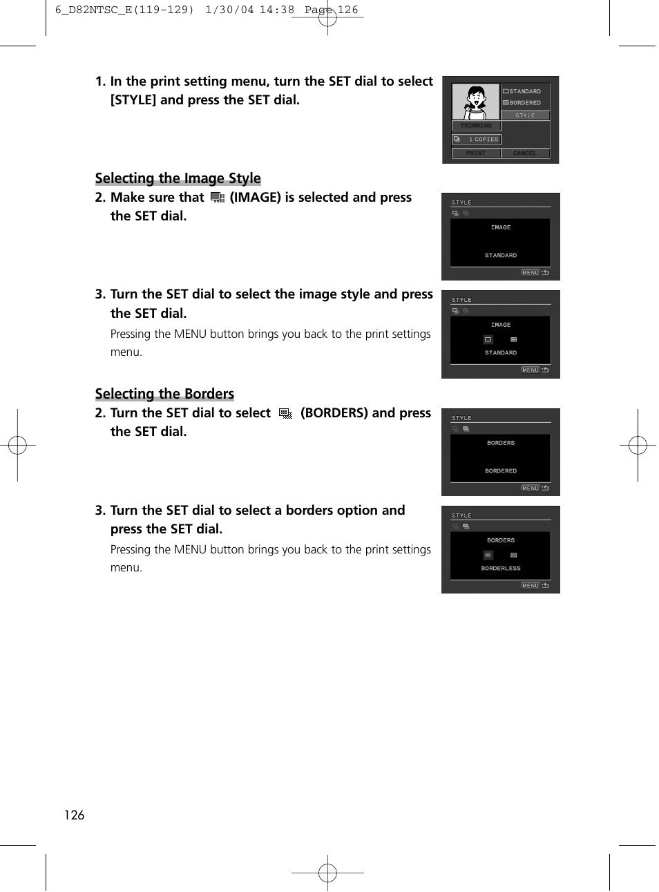 Canon Elura 65 User Manual | Page 126 / 162