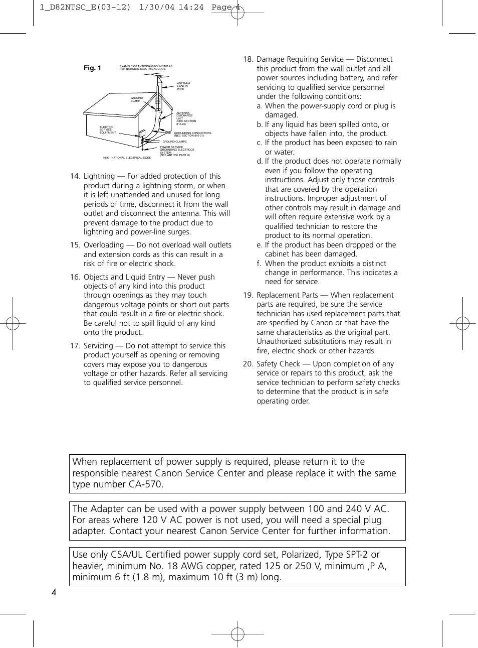 Canon Elura 65 User Manual | Page 4 / 162