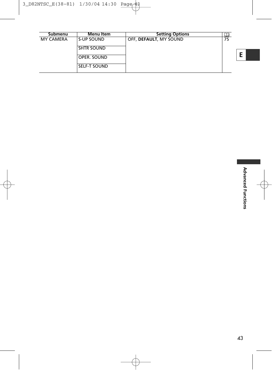 Canon Elura 65 User Manual | Page 43 / 162