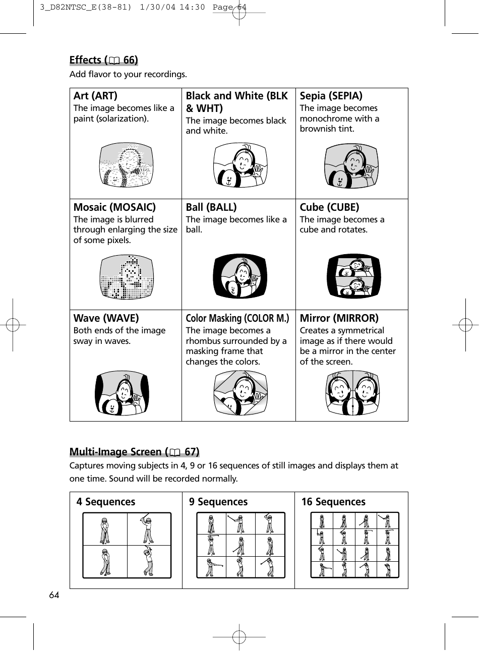 Canon Elura 65 User Manual | Page 64 / 162