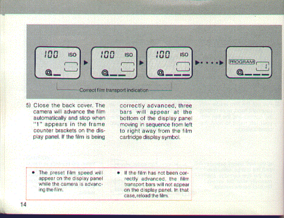 Iy nsnd the excess, Back ireo the carndpe | Canon T 70 User Manual | Page 14 / 116