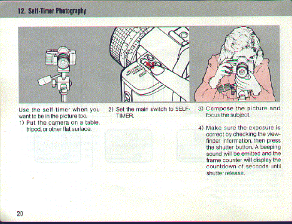 Taka | Canon T 70 User Manual | Page 20 / 116