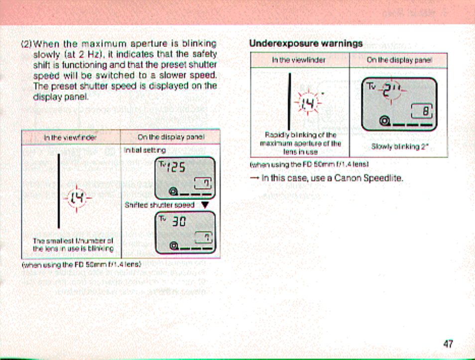 Canon T 70 User Manual | Page 47 / 116