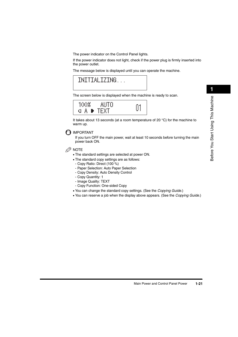Initializing % auto a text | Canon iR 2016 User Manual | Page 51 / 92
