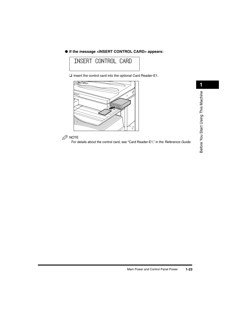 Insert control card | Canon iR 2016 User Manual | Page 53 / 92