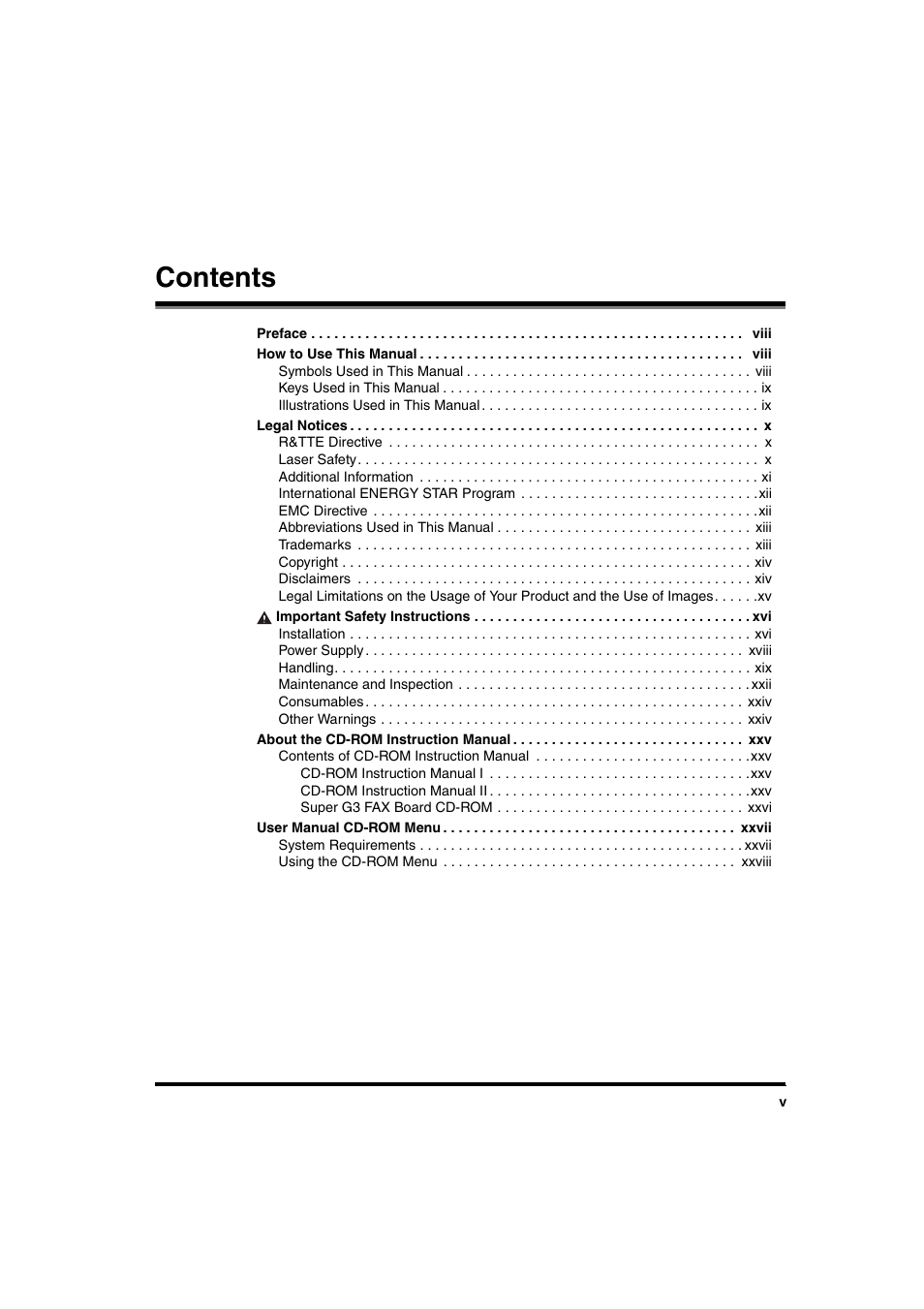 Canon iR 2016 User Manual | Page 7 / 92
