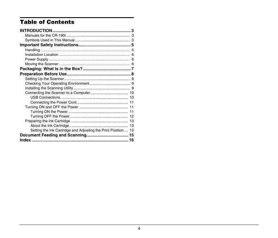 Canon CR-190I User Manual | Page 6 / 19