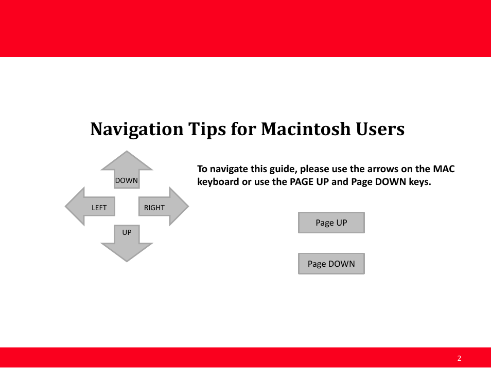 Navigation tips for macintosh users | Canon MX420 User Manual | Page 2 / 24