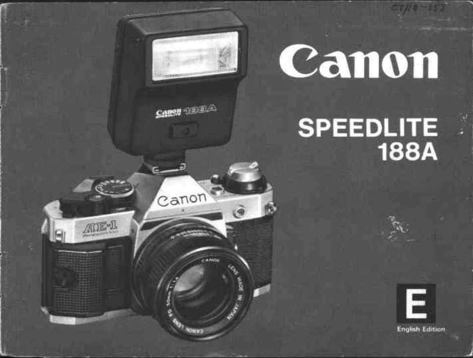 Canon 188A User Manual | 52 pages