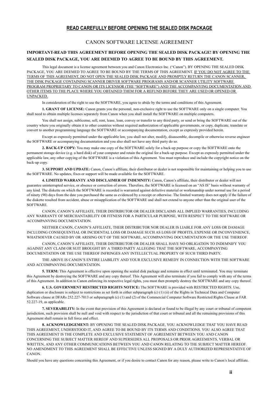 Canon DR-2580C User Manual | Page 3 / 116