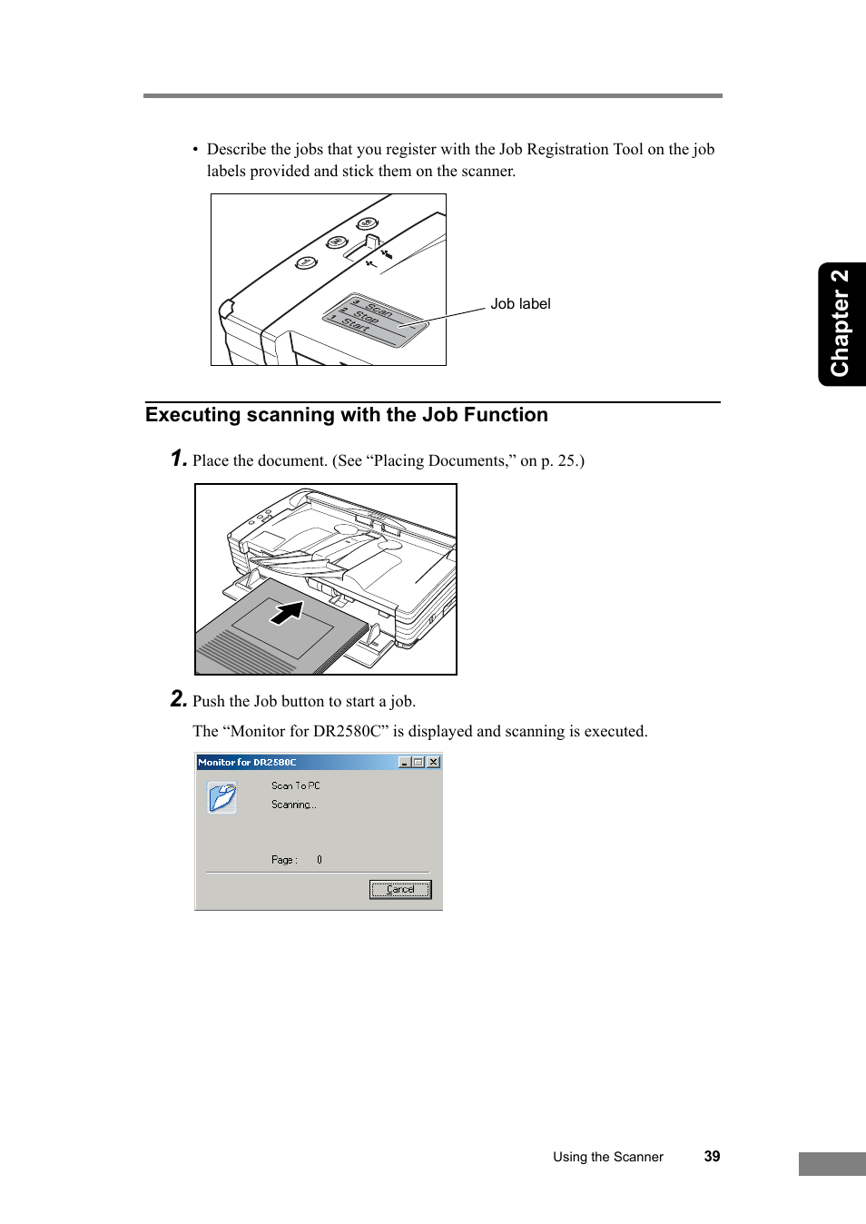 S. (see p. 39.), Chapter 2 | Canon DR-2580C User Manual | Page 43 / 116
