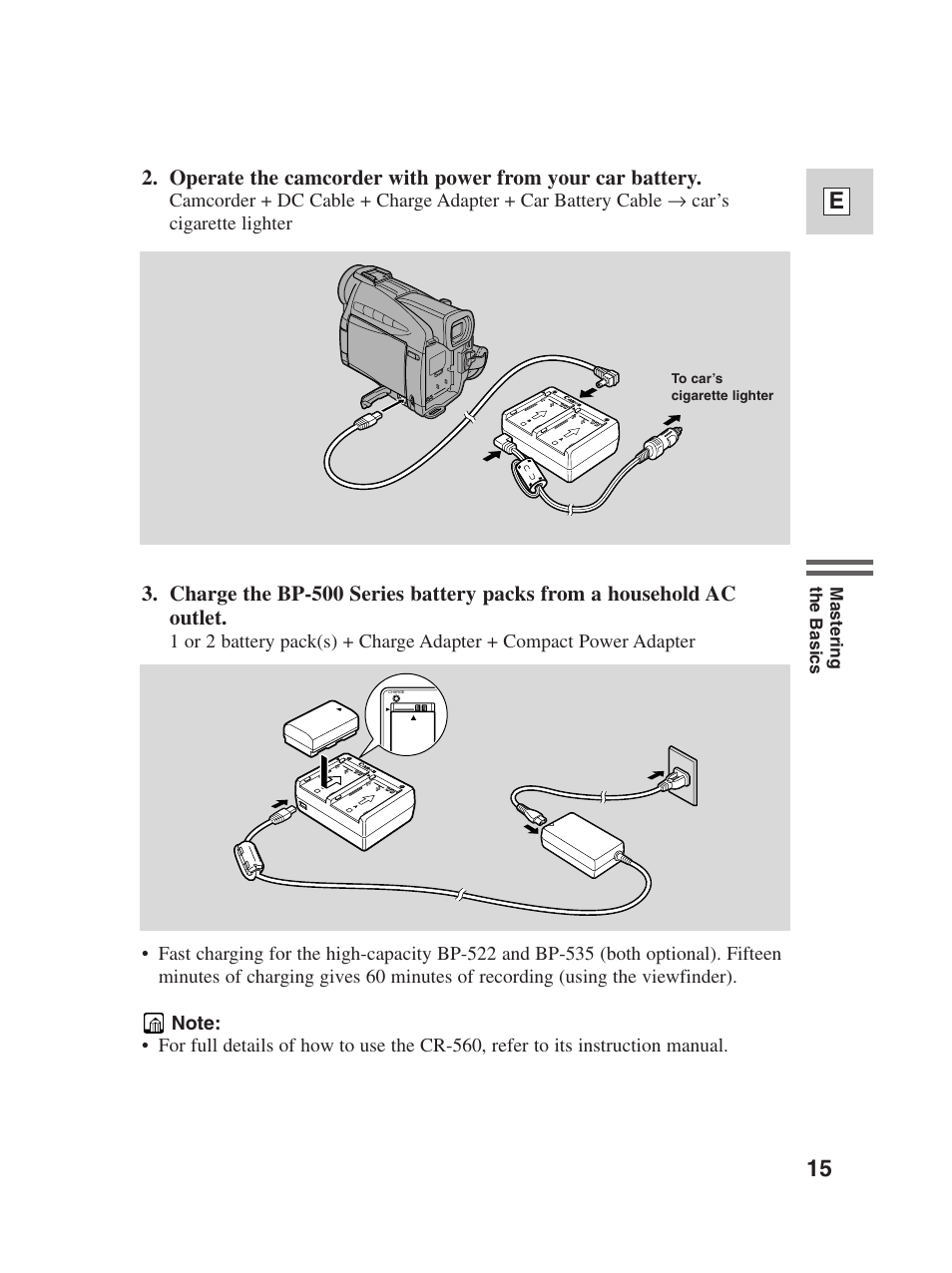 15 e | Canon Digital Video Camcorder ZR20 User Manual | Page 15 / 114