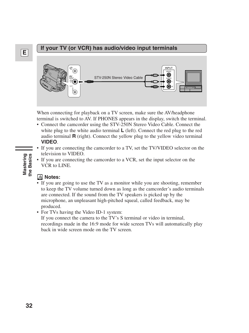 32 e | Canon Digital Video Camcorder ZR20 User Manual | Page 32 / 114