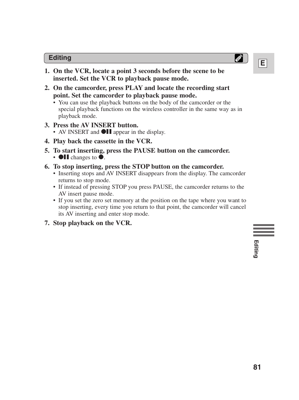 Canon Digital Video Camcorder ZR20 User Manual | Page 81 / 114