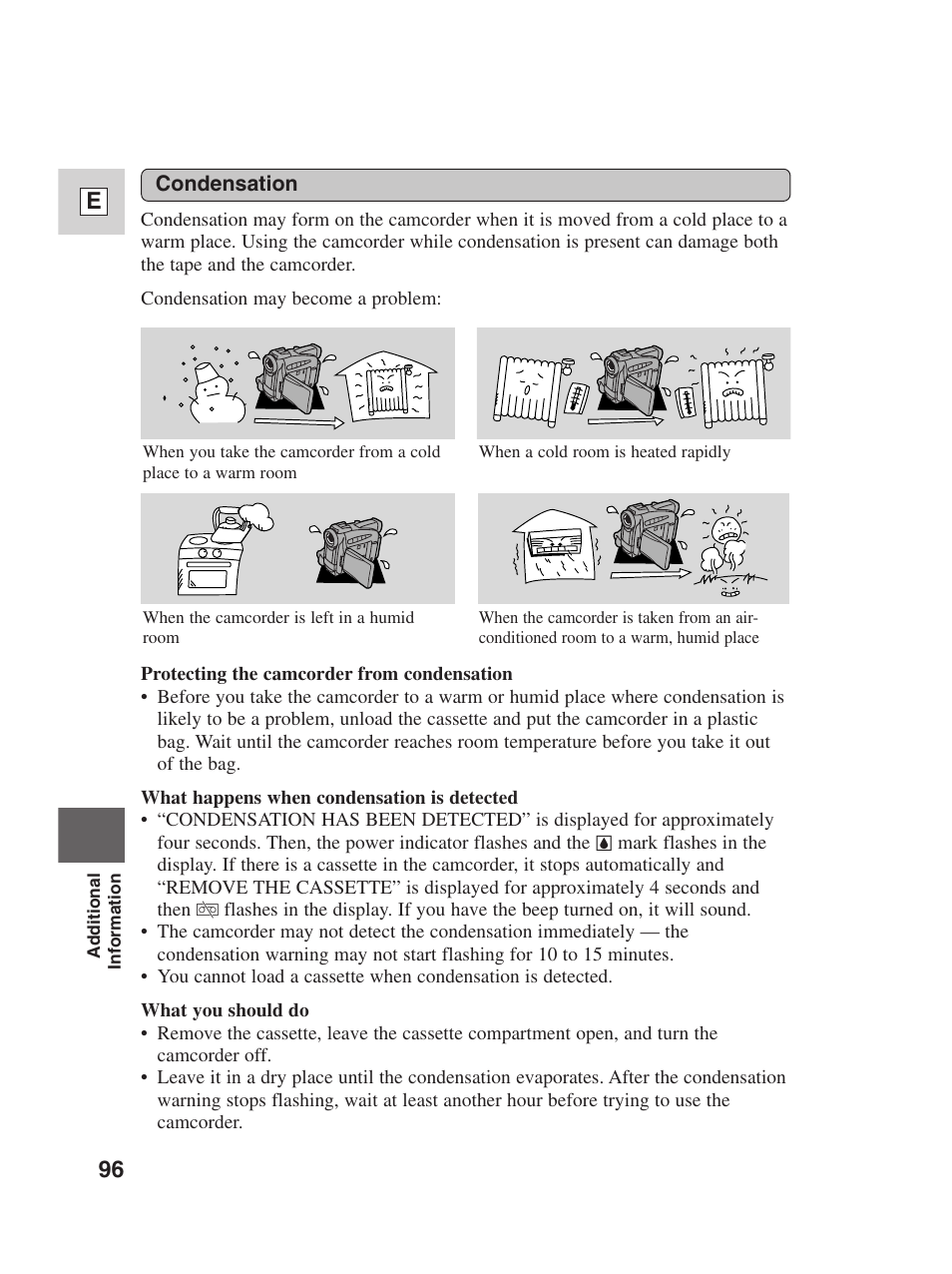 96 e | Canon Digital Video Camcorder ZR20 User Manual | Page 96 / 114