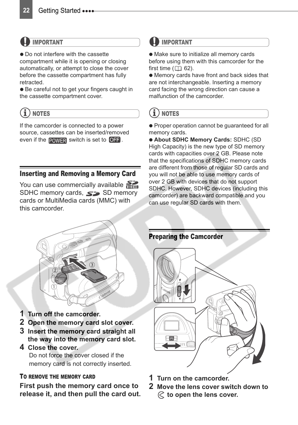 Canon DIM-787 User Manual | Page 22 / 98