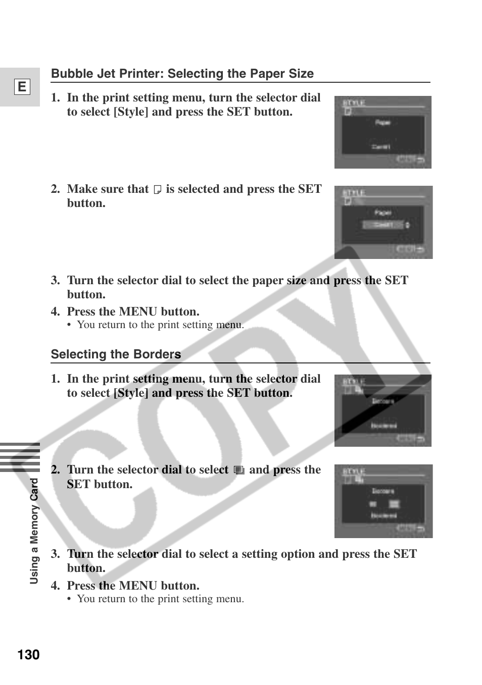 Canon ELURA 50 User Manual | Page 130 / 174