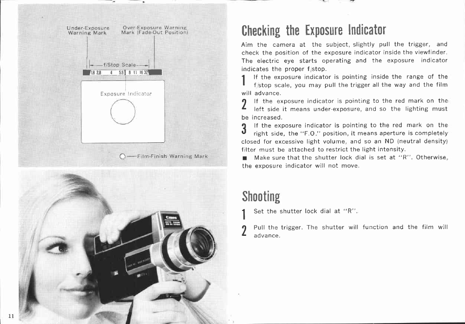 Main features of your super 8 camera | Canon 518 SV User Manual | Page 11 / 39
