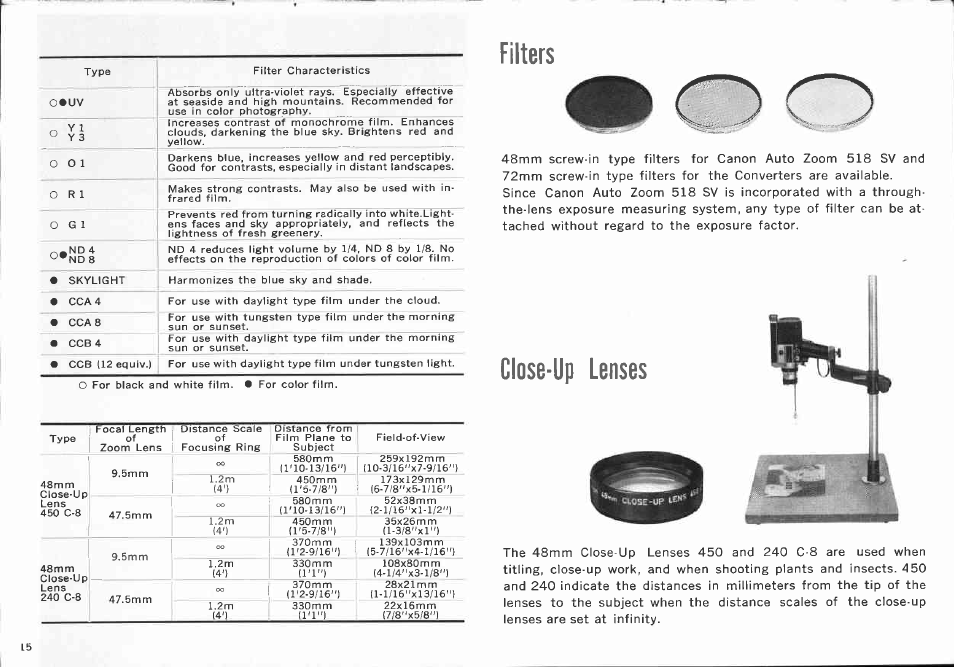 Checking the power level of batteries, Loading of film cartridge 1, Unloading of film cartridge | Footage counter | Canon 518 SV User Manual | Page 15 / 39