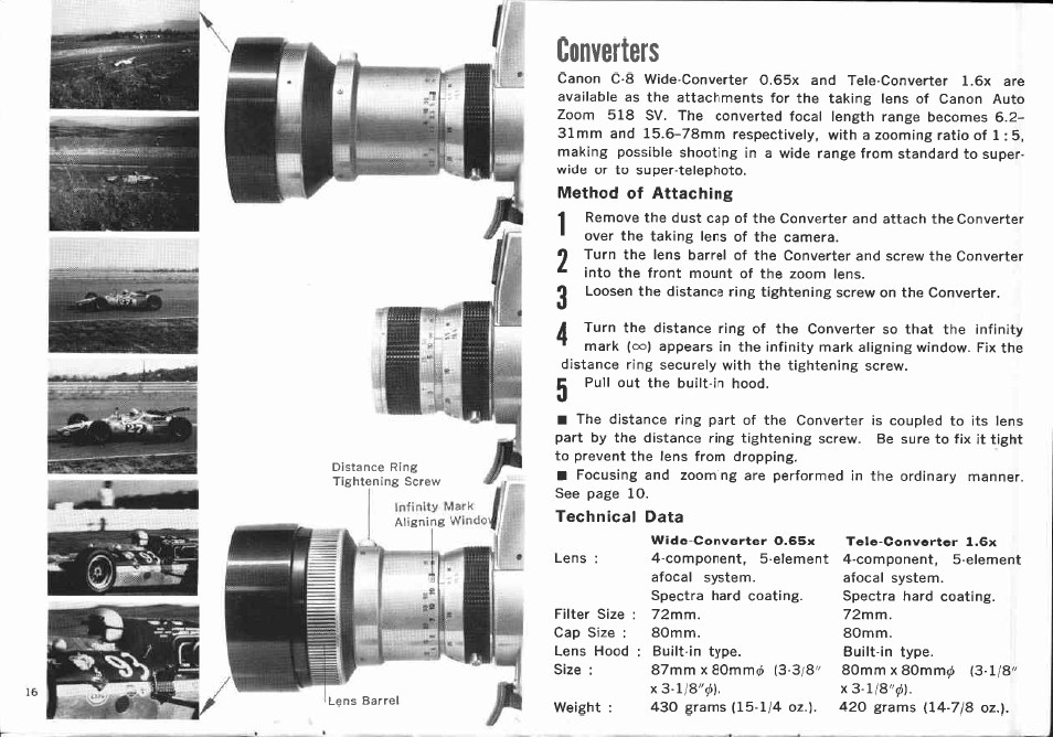 Canon 518 SV User Manual | Page 16 / 39