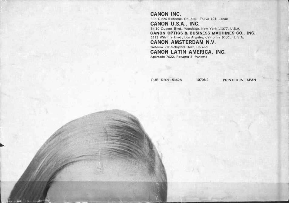 Canon 518 SV User Manual | Page 20 / 39