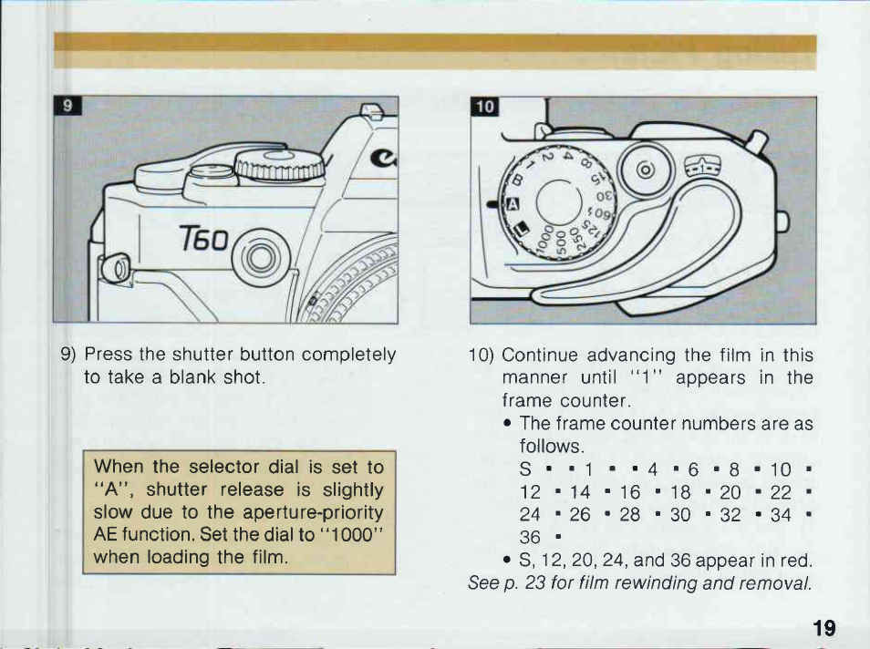 Canon T 60 User Manual | Page 21 / 85
