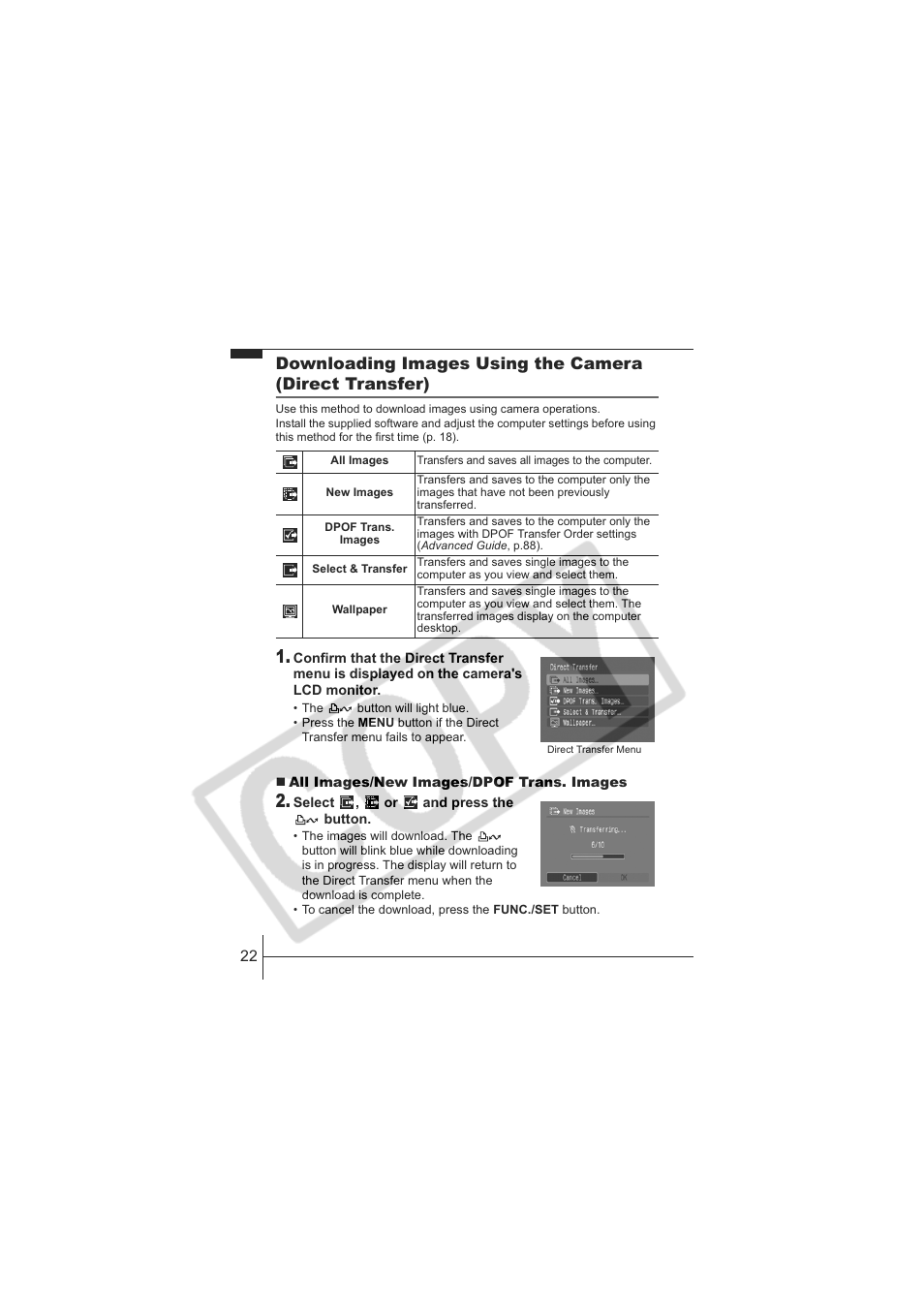 Canon IXUS 60 User Manual | Page 24 / 27