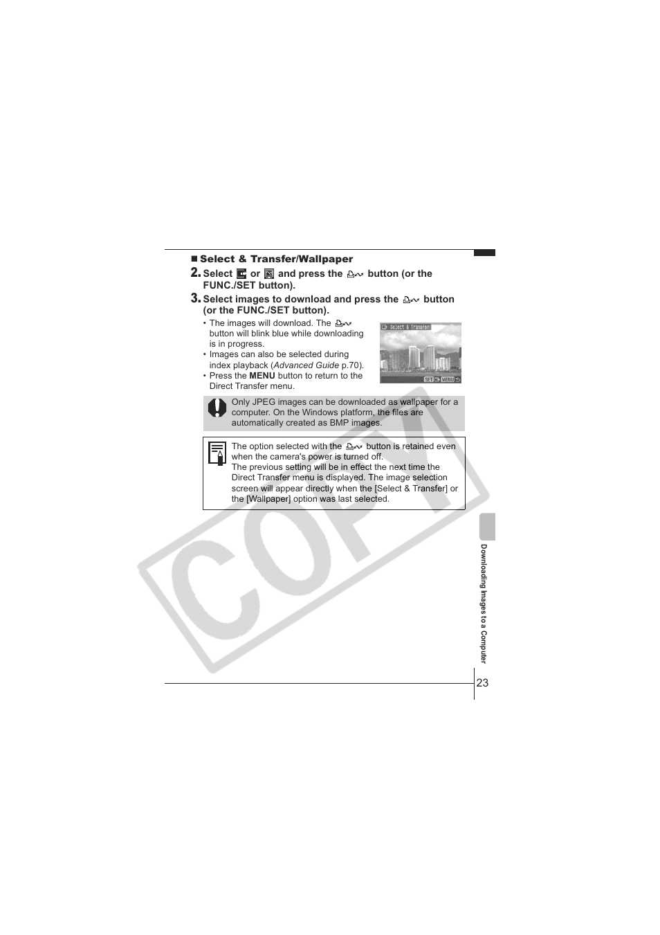 Canon IXUS 60 User Manual | Page 25 / 27