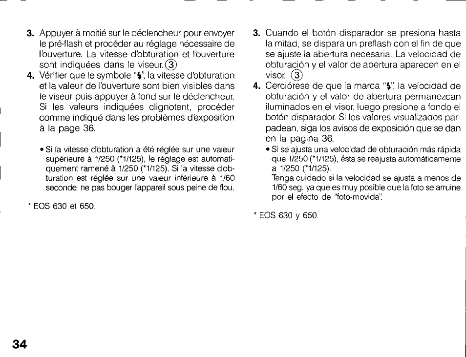 Mecanismo interno de posicionado del zoom, Ajuste manual | Canon 430 EZ User Manual | Page 34 / 153