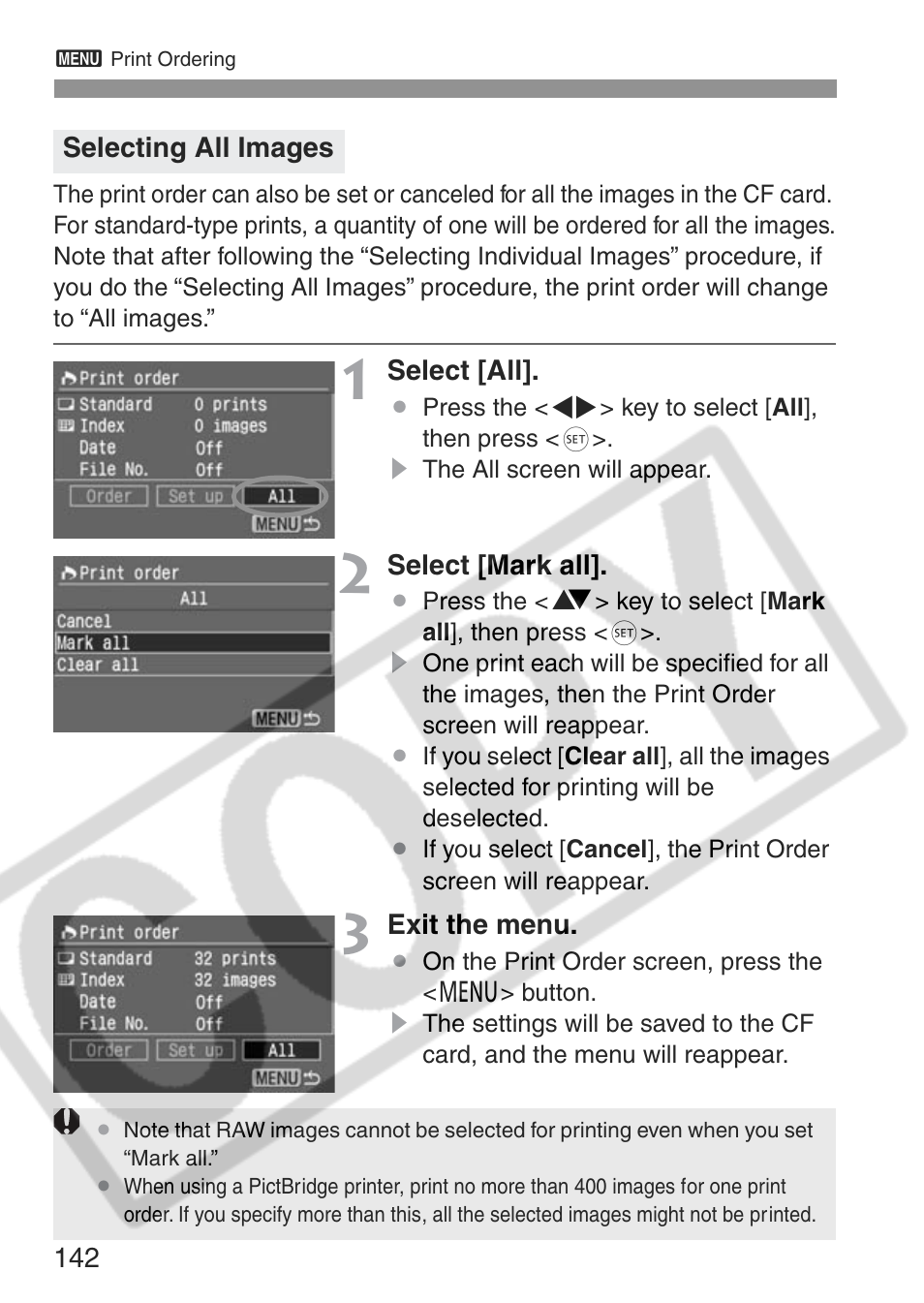 Canon EOS Rebel XT User Manual | Page 142 / 172