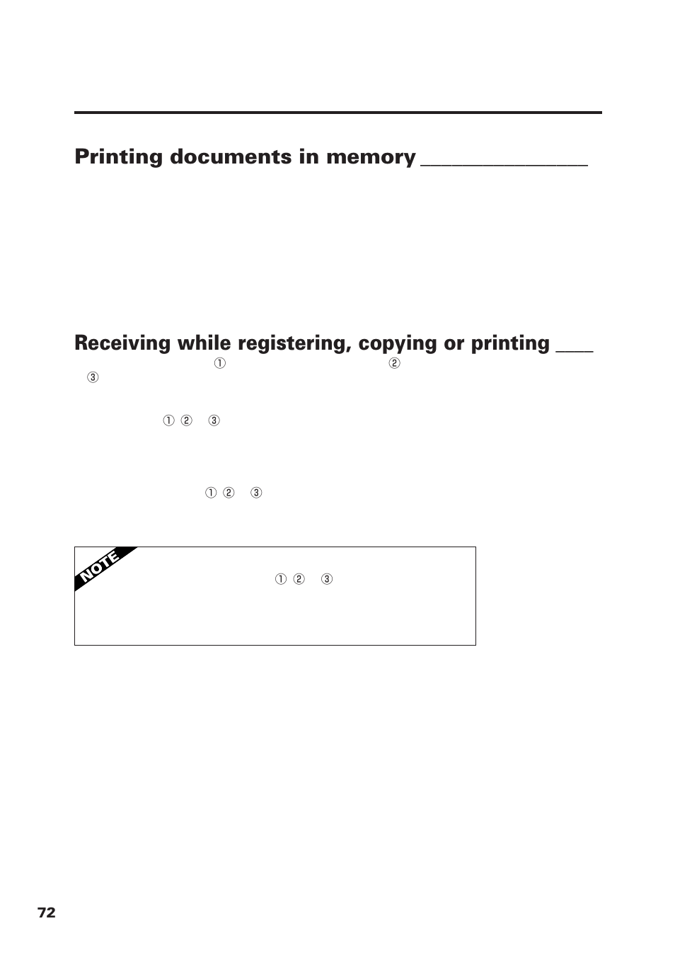 Receiving while registering, copying or printing | Canon FAX-B155 User Manual | Page 84 / 141