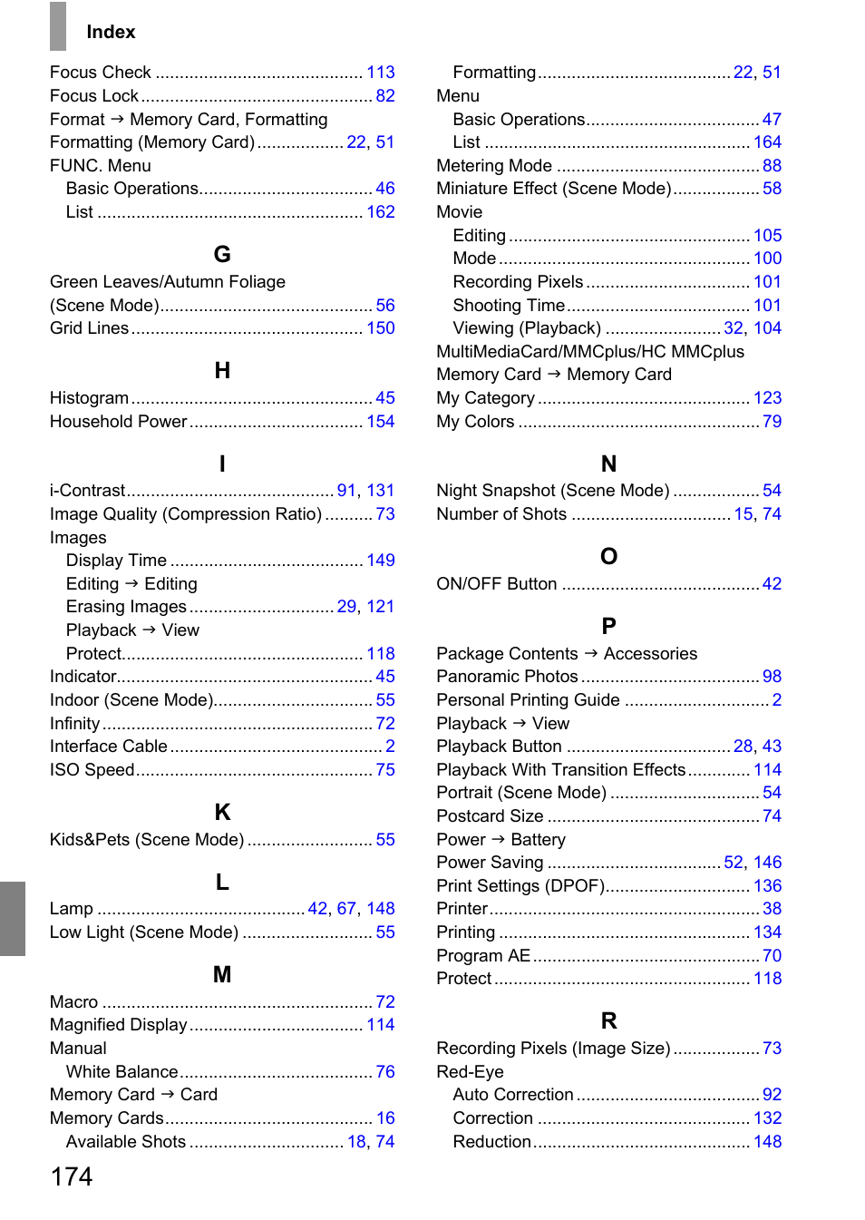 Canon IXUS 130 User Manual | Page 174 / 176