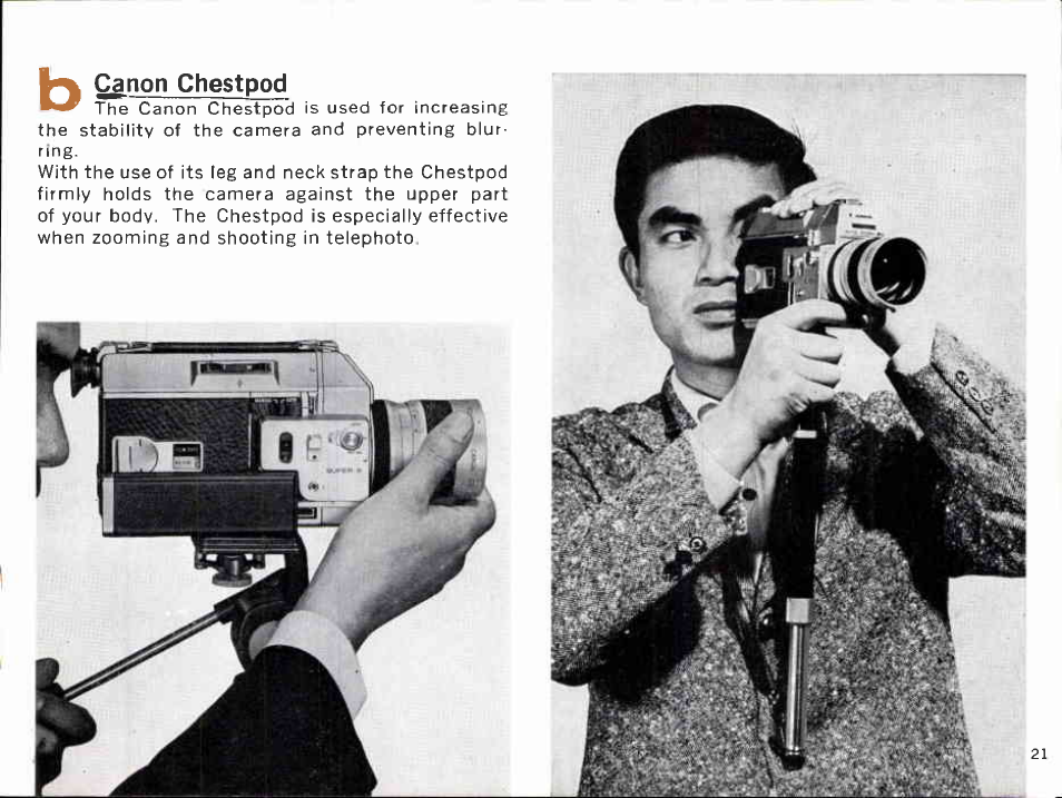 Set the aperture control ring at “0 | Canon Super 8 814 User Manual | Page 23 / 59