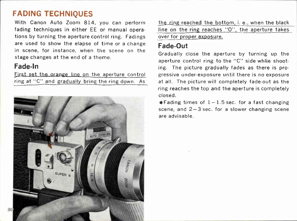 Canon Super 8 814 User Manual | Page 32 / 59