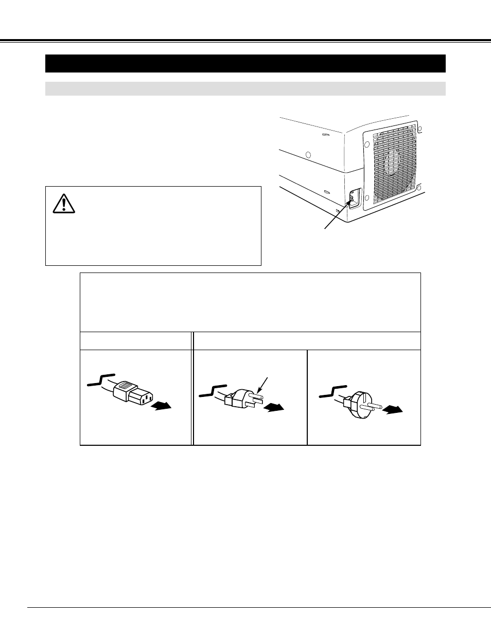 Setting-up projector, Preparation, Connecting ac power cord | Projector side ac outlet side | Canon LV-7545 User Manual | Page 8 / 44