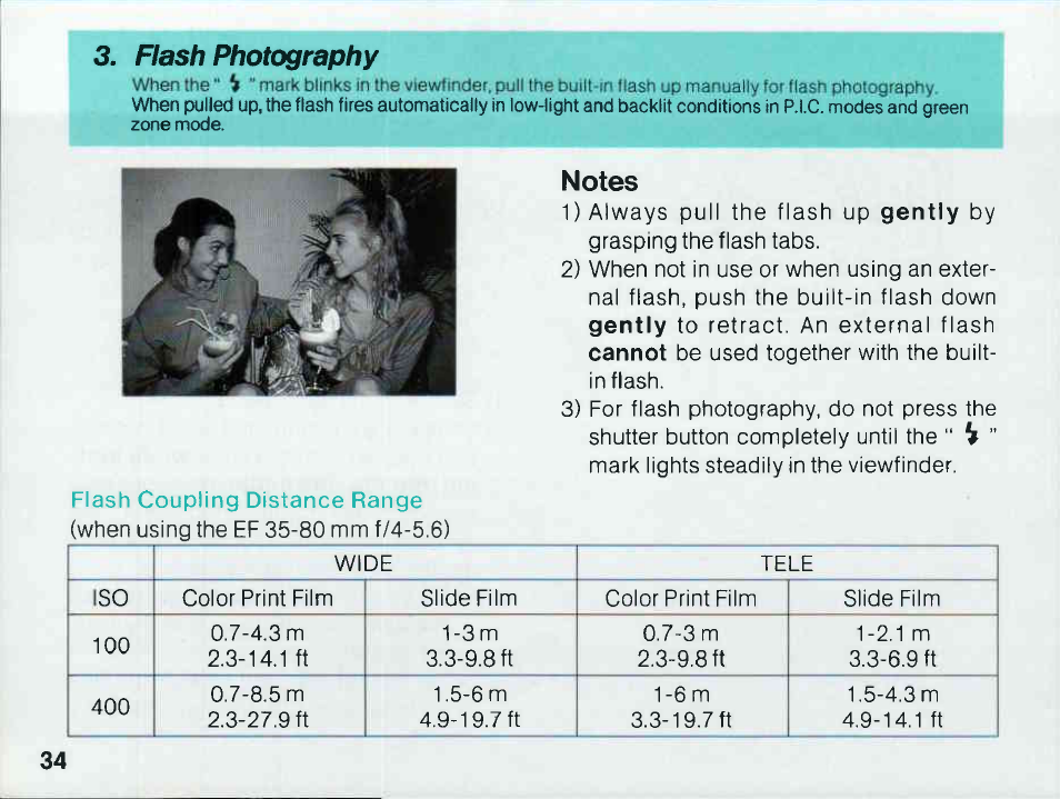 Film rewind | Canon EOS 1000 F User Manual | Page 36 / 105