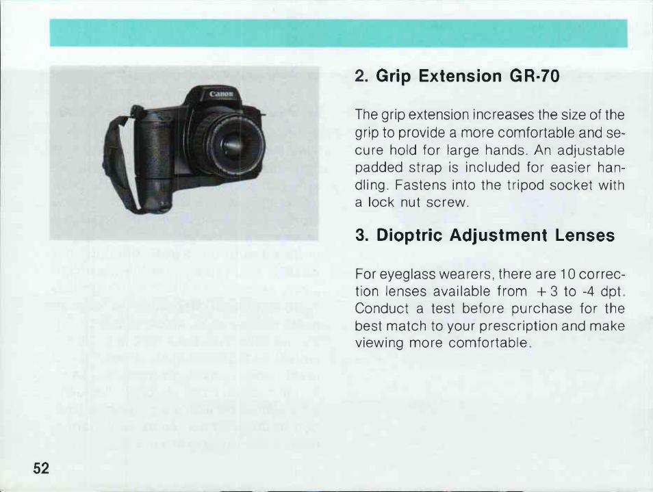 Canon EOS 1000 F User Manual | Page 54 / 105
