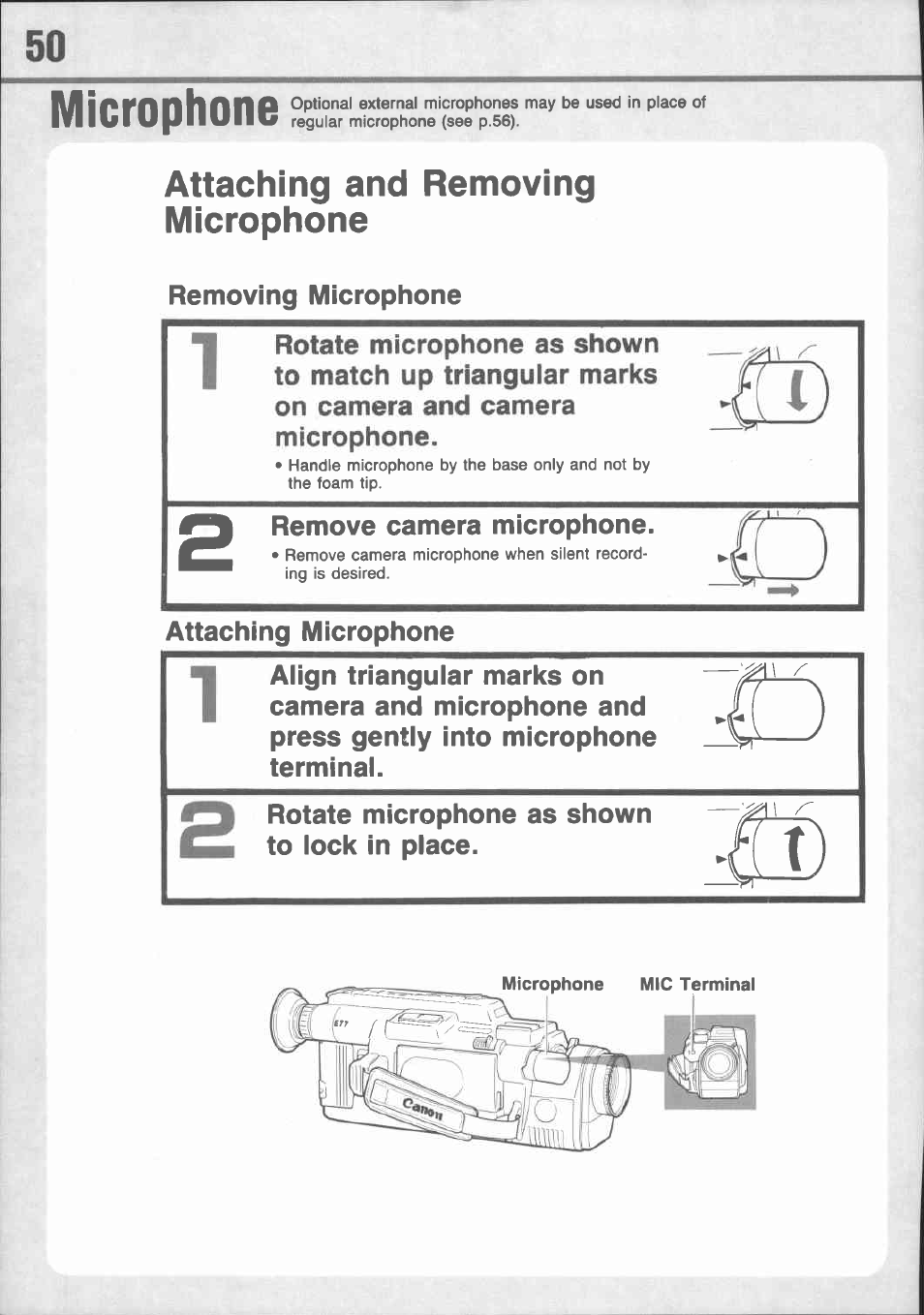 Make your recording as normal, Recording date and time | Canon E 77 User Manual | Page 52 / 65