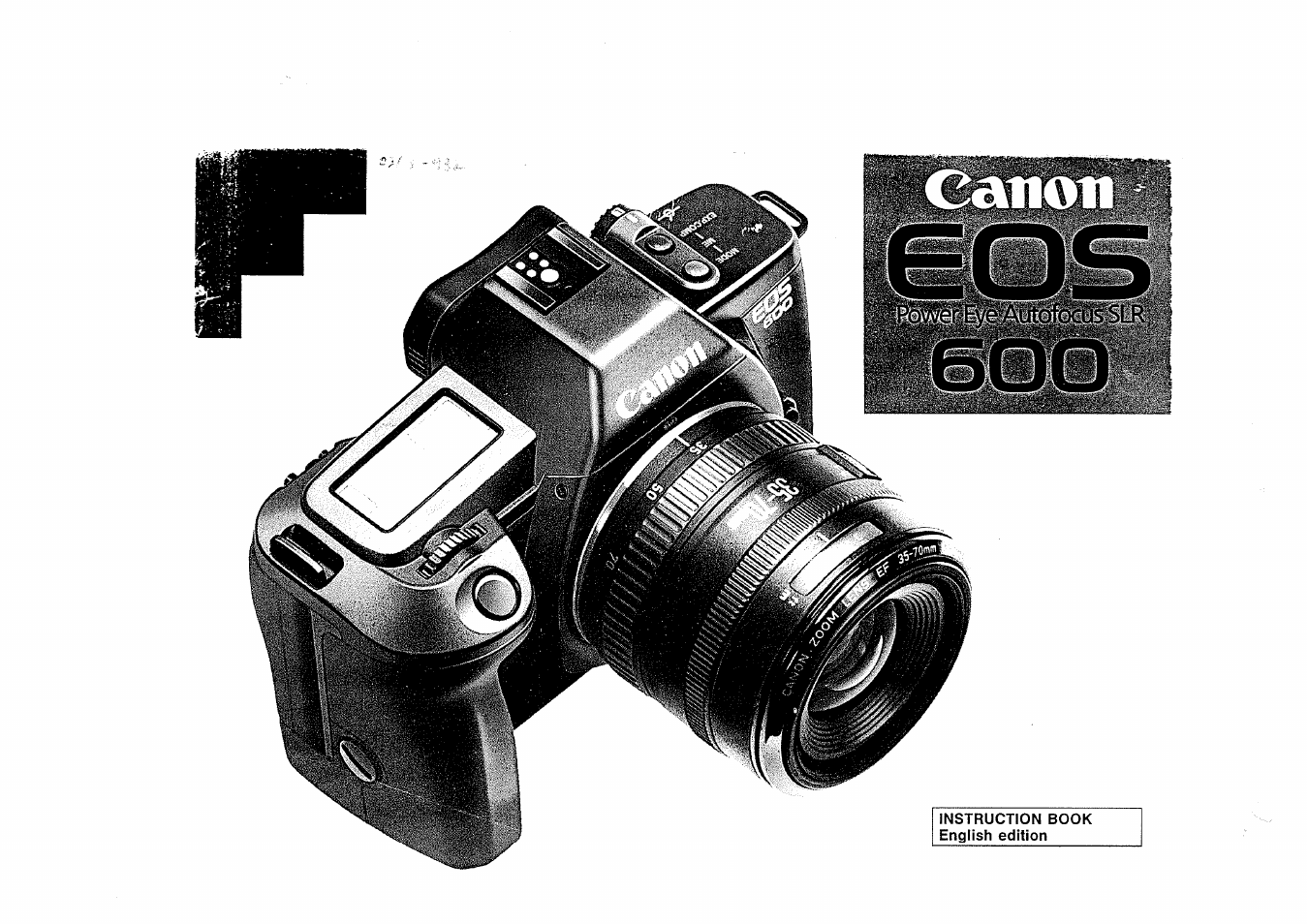 Canon EOS 600 User Manual | 24 pages