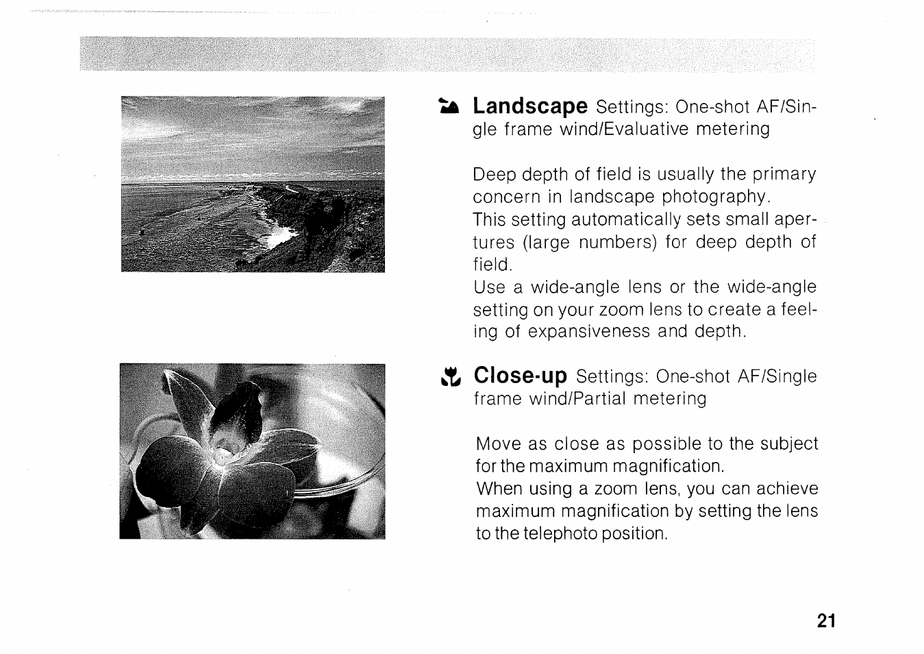 Canon EOS 1000 F User Manual | Page 21 / 102