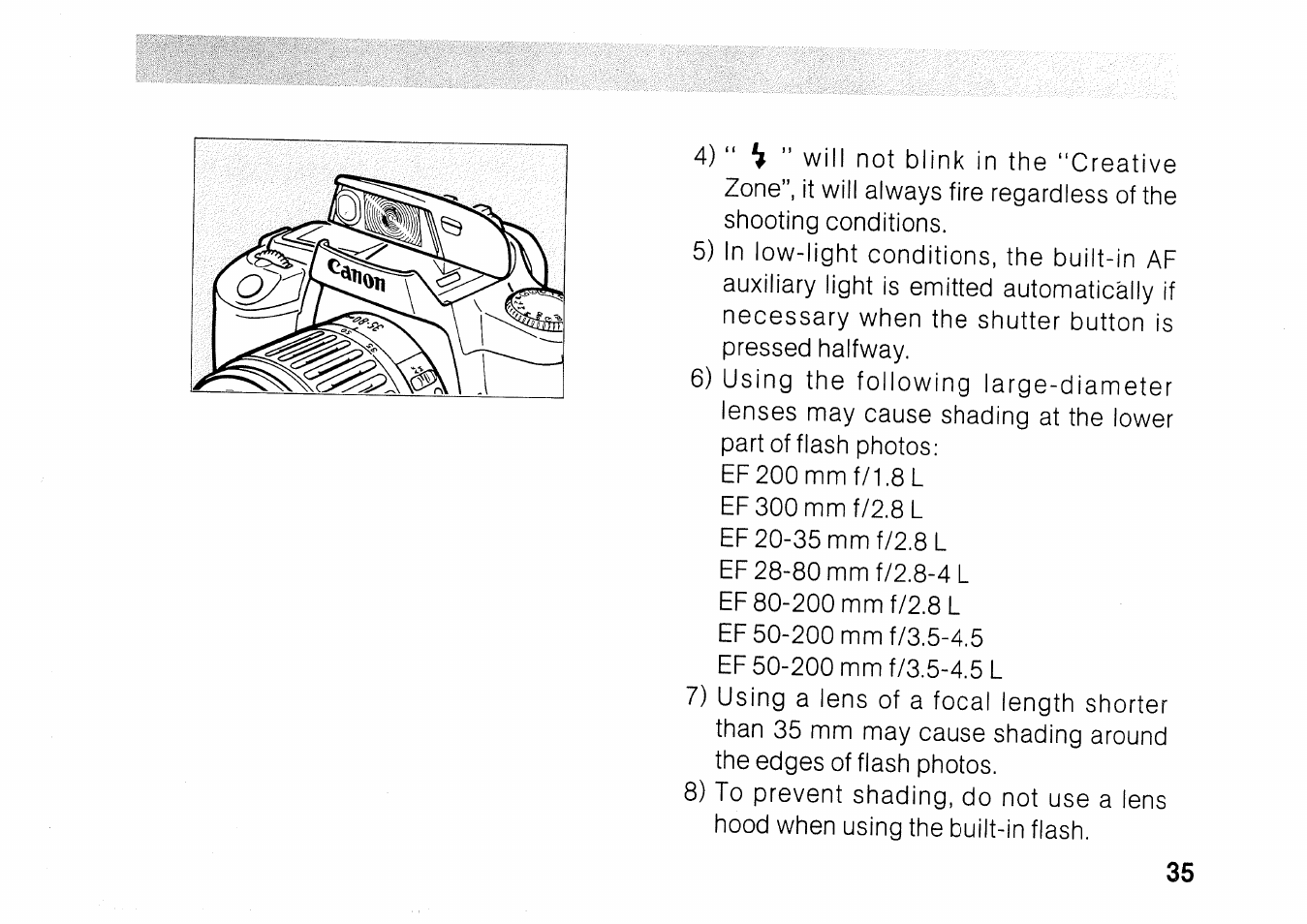Canon EOS 1000 F User Manual | Page 35 / 102
