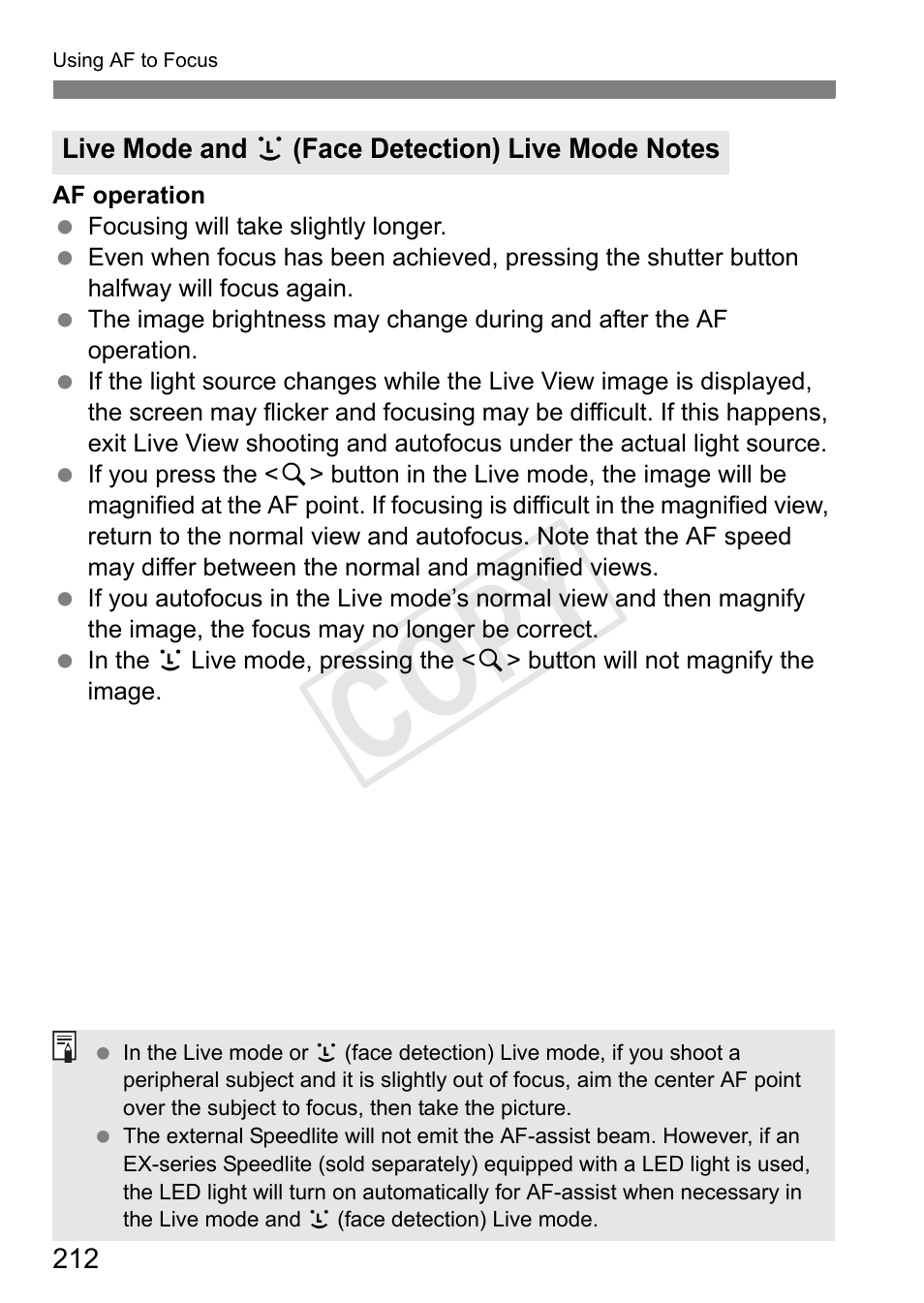Cop y | Canon 1D X User Manual | Page 212 / 420