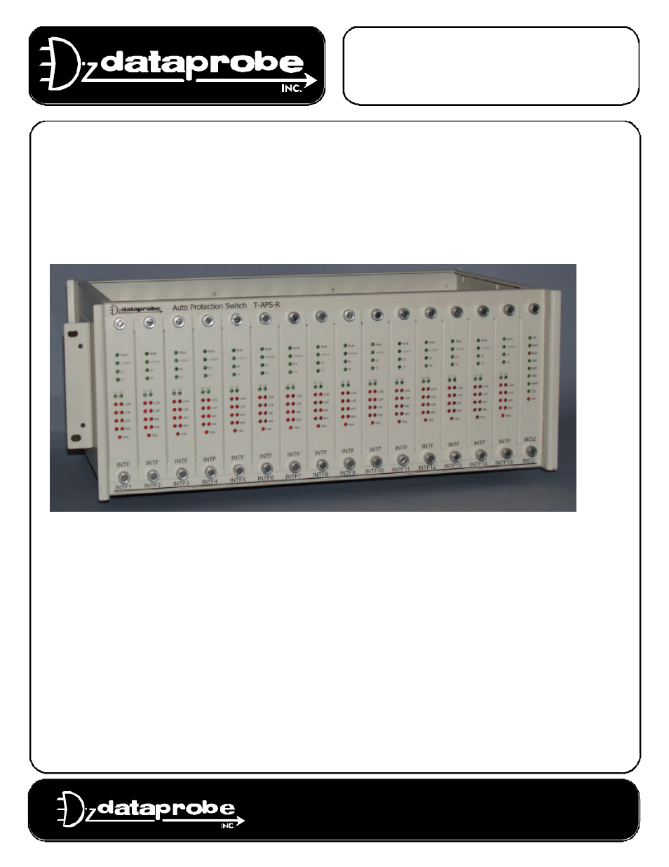 Dataprobe T-APS Rack User Manual | 23 pages