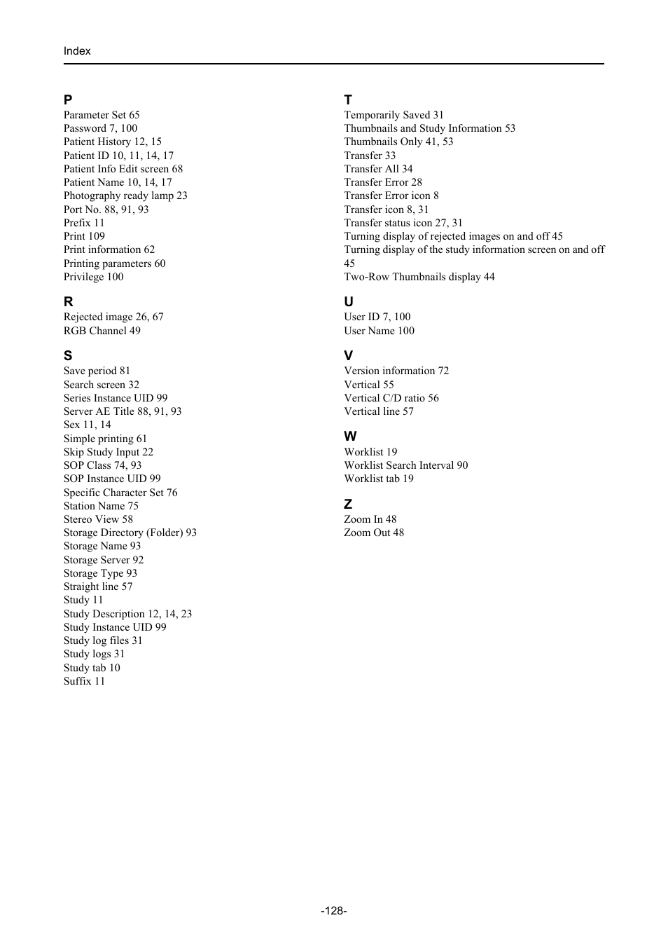 Canon CR-1 MARK II User Manual | Page 136 / 138